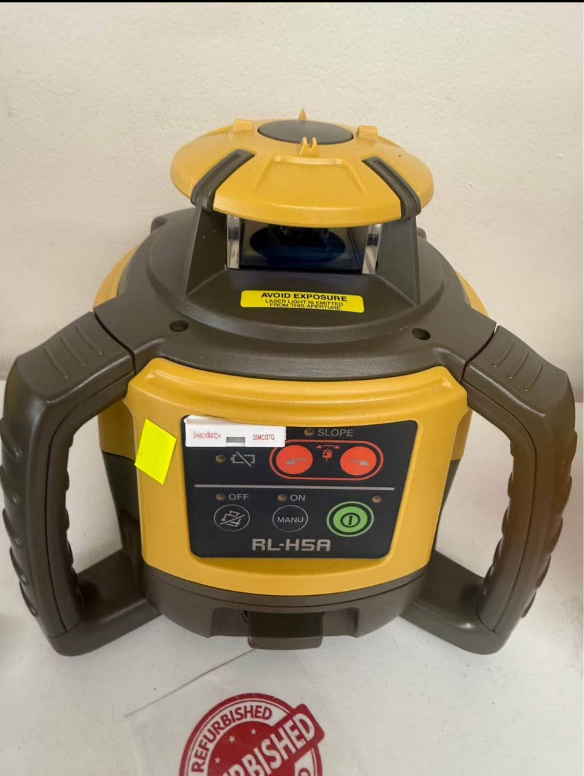 Refurbished Lasers: Topcon RL H5A Laser Level with LS 80A Receiver 